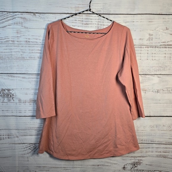 Belle by Kim Gravel Tops - BELLE by Karen Gravel Casual 3/4 Sleeve‎ Womens Medium Orange New